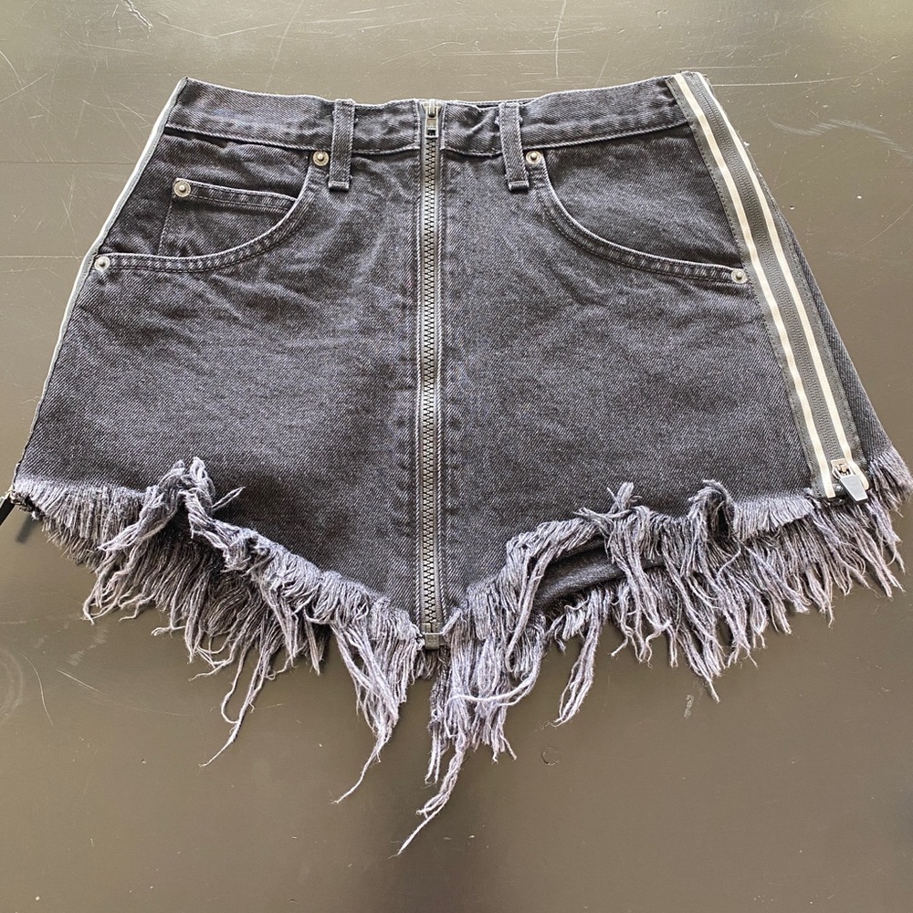 Carmar Black Jean mini skirt 24 in perfect shape